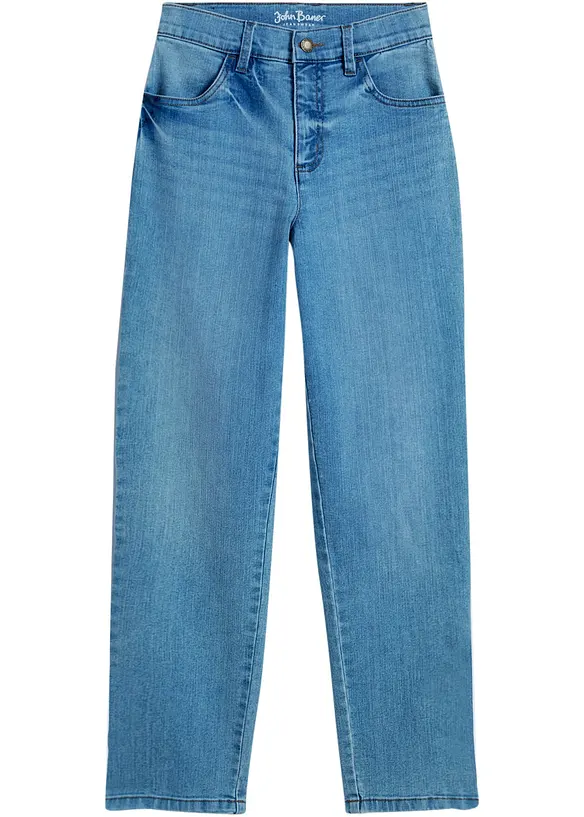 Loose fit stretch jongens jeans, tapered, bonprix