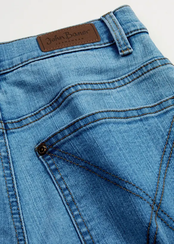 Loose fit stretch jongens jeans, tapered, bonprix