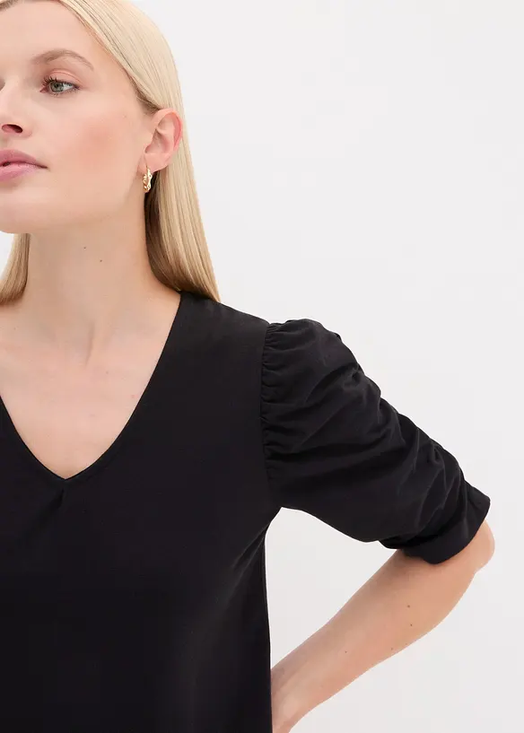 Shirt met pofmouwen, bonprix