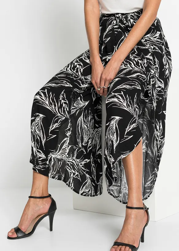 Broek van soepele viscose, bonprix