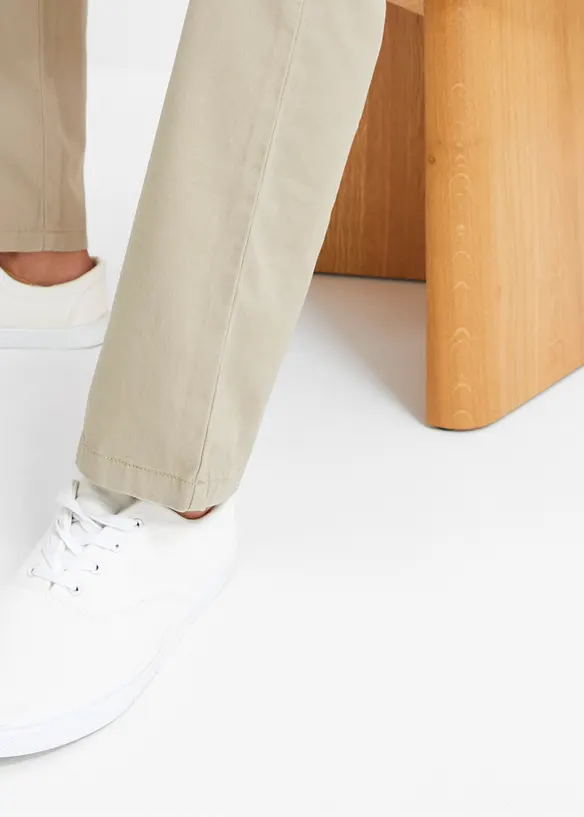 Regular fit chino van puur katoen, straight, bonprix