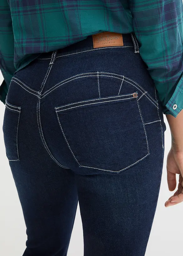 Corrigerende high waist jeans, bootcut, bonprix