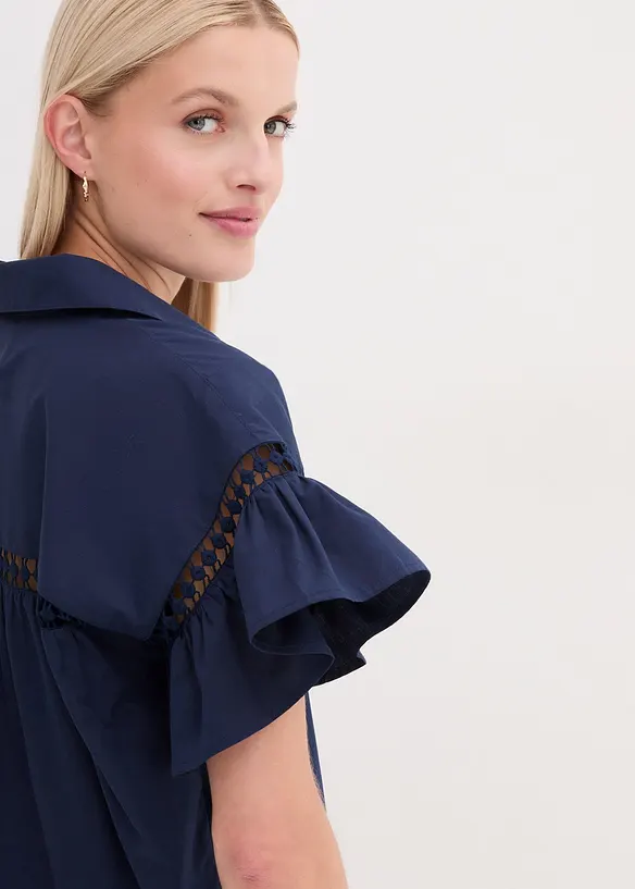 Tuniek met kantrandjes, bonprix