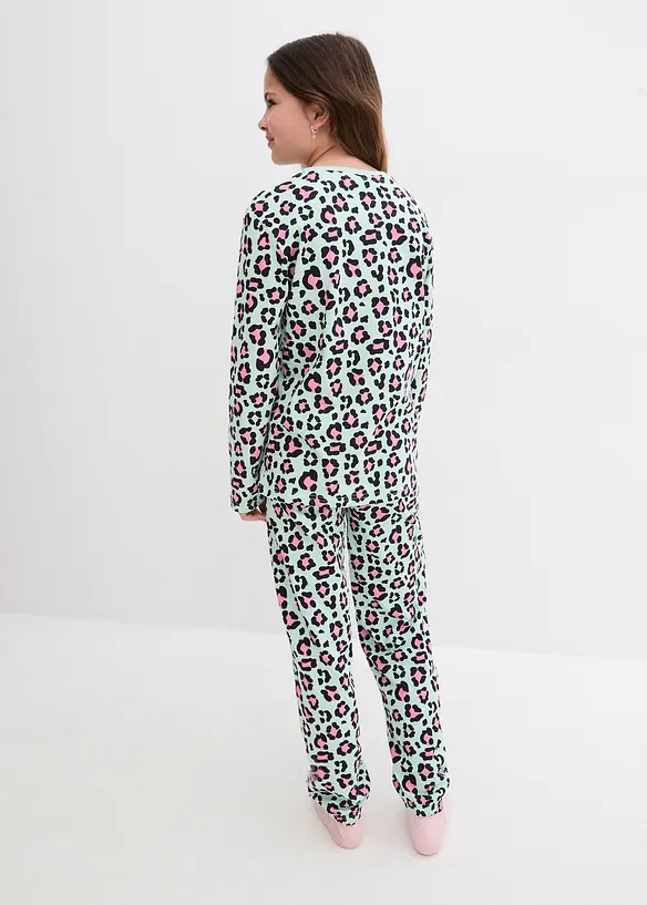 Meisjes pyjama van zacht katoen (4-dlg. set), bonprix