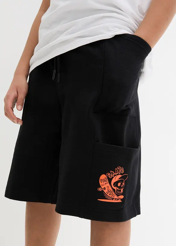 Jongens sweat bermuda van biologisch katoen, bonprix