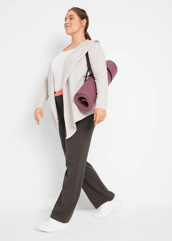 Katoenen sportbroek, bootcut (set van 2), bonprix