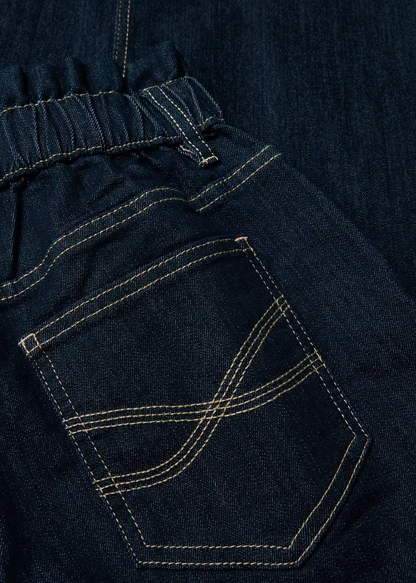 Wide leg paperbag jeans high waist, bonprix