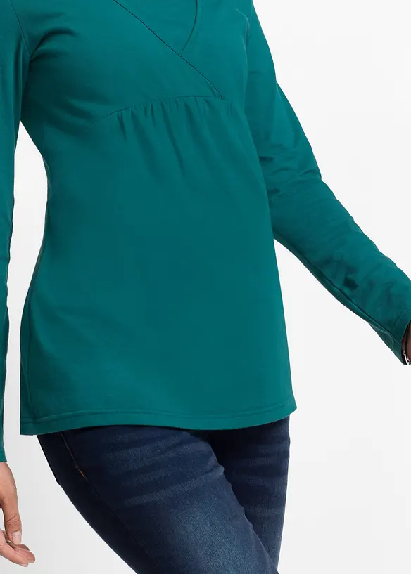 Zwangerschaps- en voedingsshirt, bonprix