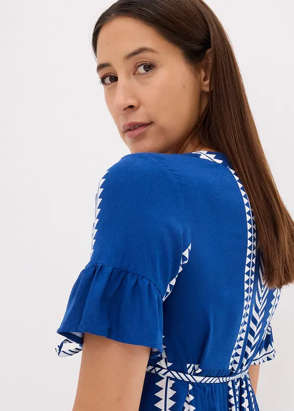 2-in-1 zwangerschapsjurk/voedingsjurk van soepele viscose, bonprix