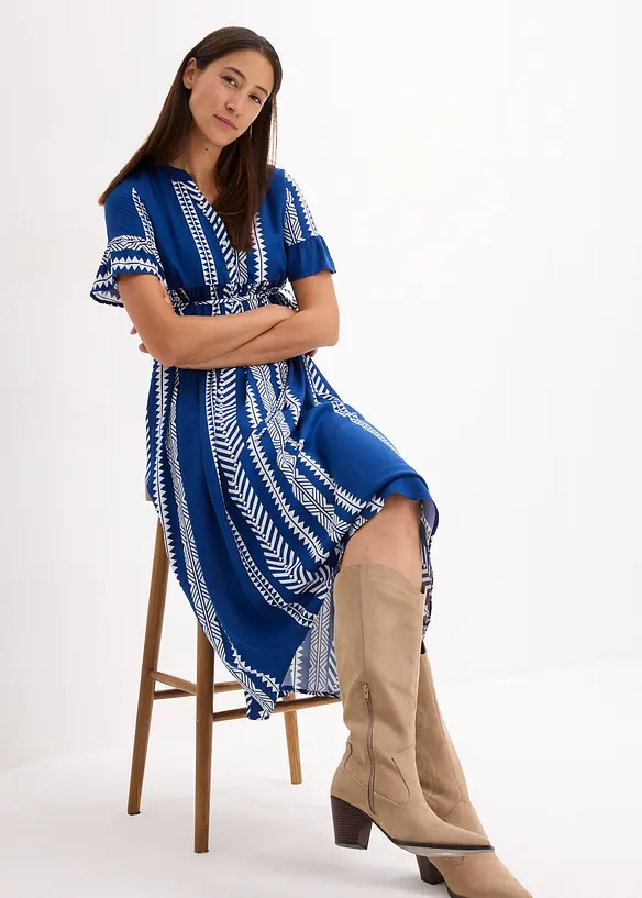 2-in-1 zwangerschapsjurk/voedingsjurk van soepele viscose, bonprix