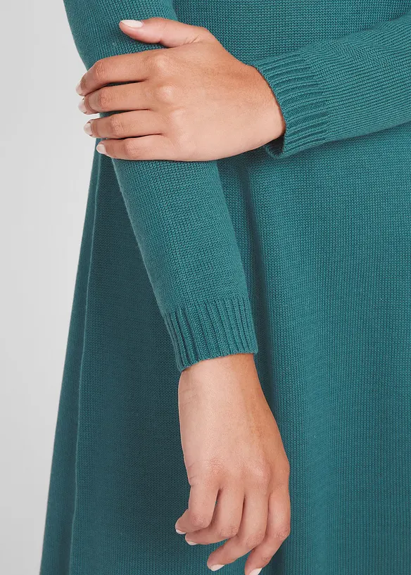 Wijd gebreide jurk, bonprix