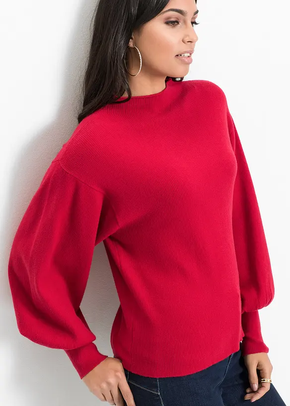 Oversized trui in een viscosemix, bonprix