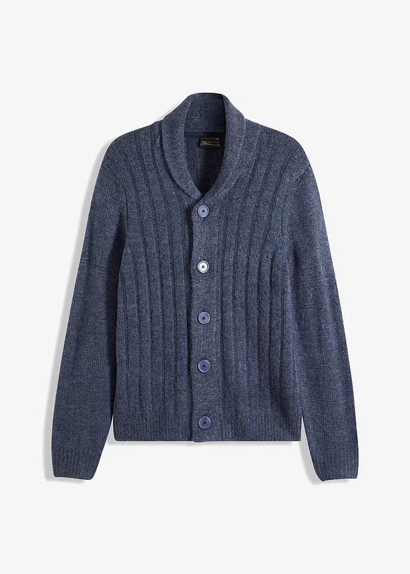 Vest met geribd patroon, bonprix