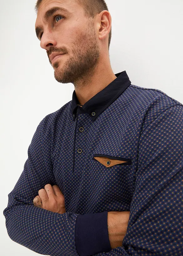 Elegante sweater met polokraag, bonprix