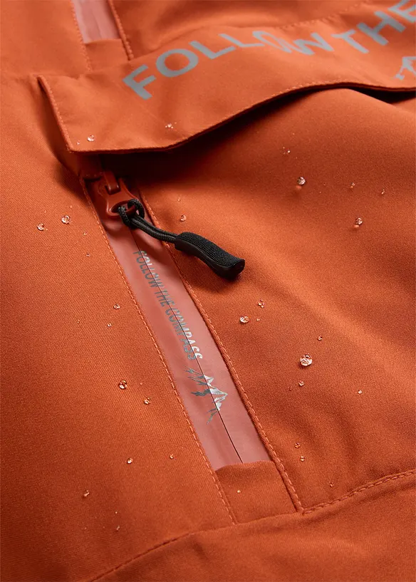 Outdoor jas met fleece voering, waterdicht, bonprix