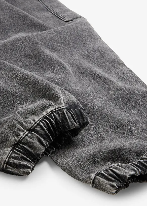 Jongens cargo jeans met stretch, loose fit, bonprix