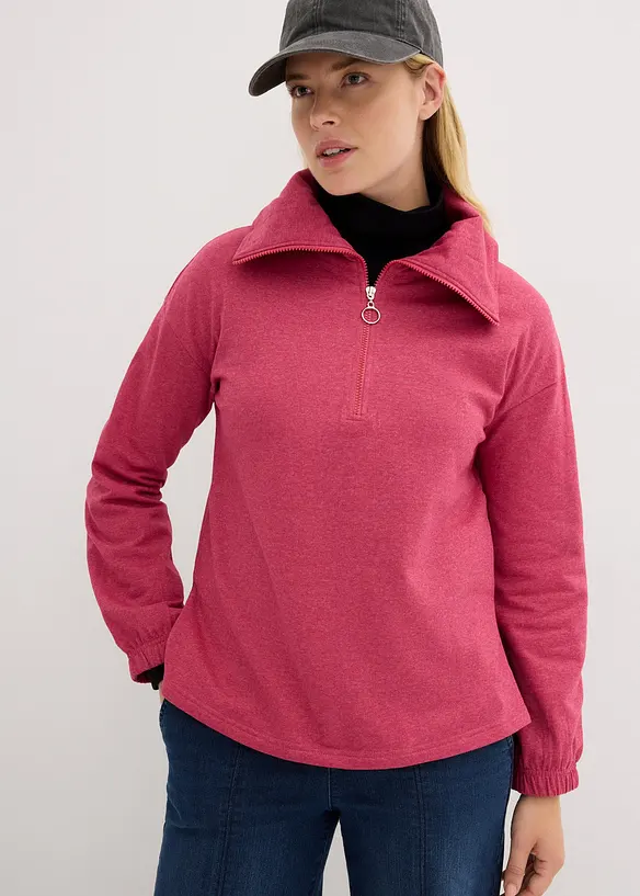 Sweater met grote schipperskraag, lange mouw, bonprix
