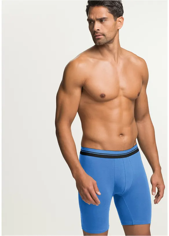 Strakke lange boxershorts (set van 2), bonprix