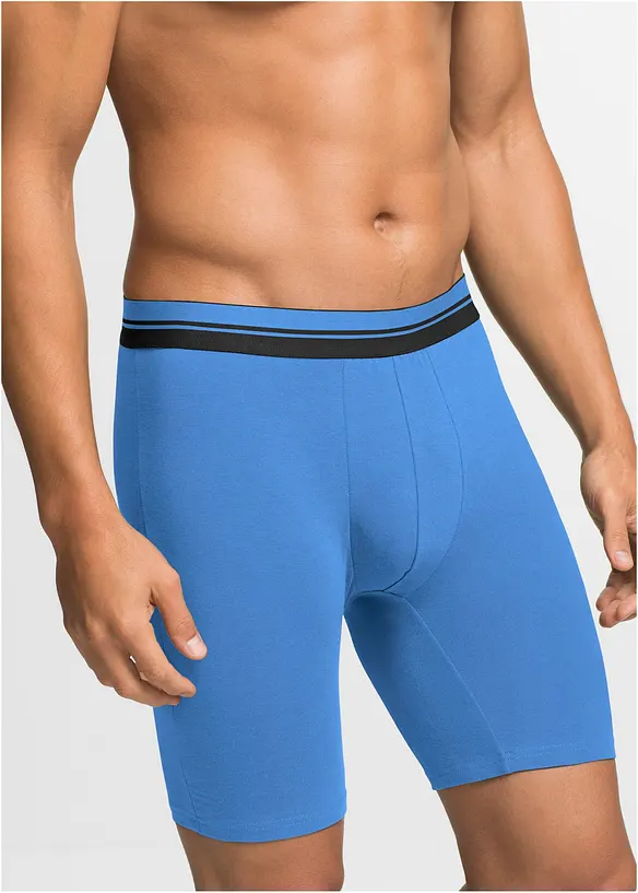 Strakke lange boxershorts (set van 2), bonprix
