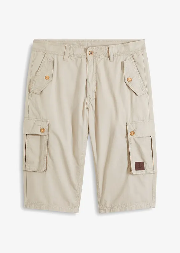 Cargo bermuda van katoen, regular fit, bonprix