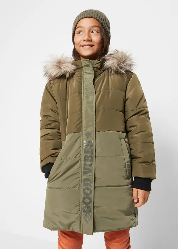 Meisjes parka in twee kleuren, bpc bonprix collection