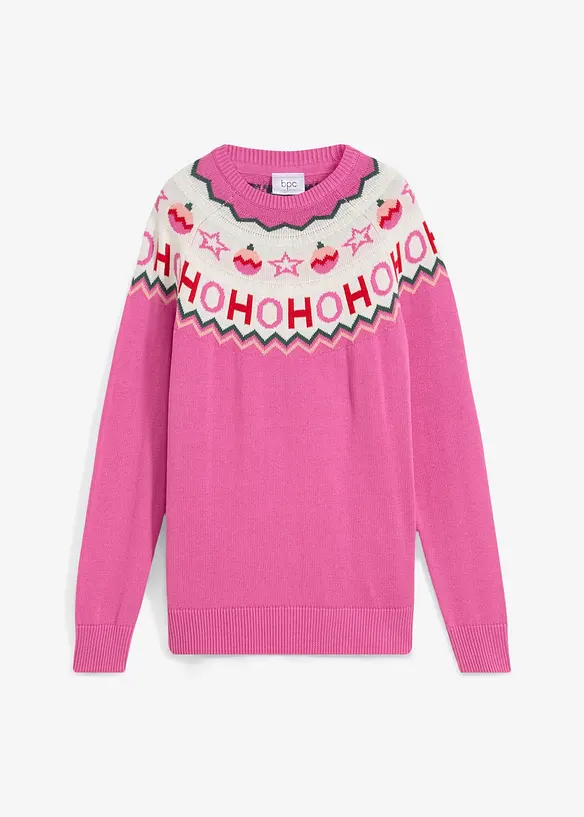 Trui met kerstmotief, bonprix