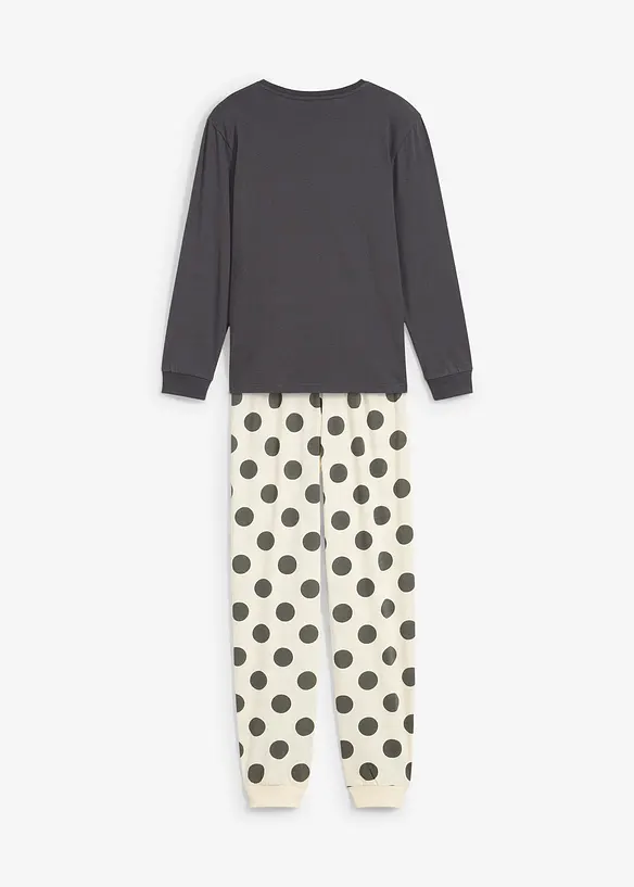 Meisjes pyjama met biologisch katoen (2-dlg. set), bonprix