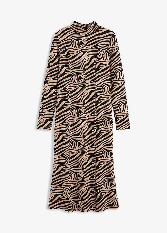 Midi jurk van jersey, bonprix