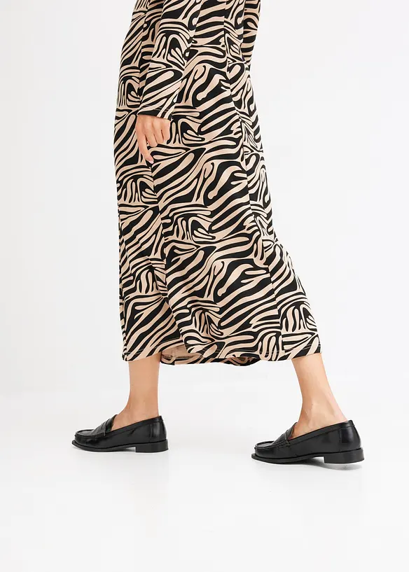 Midi jurk van jersey, bonprix