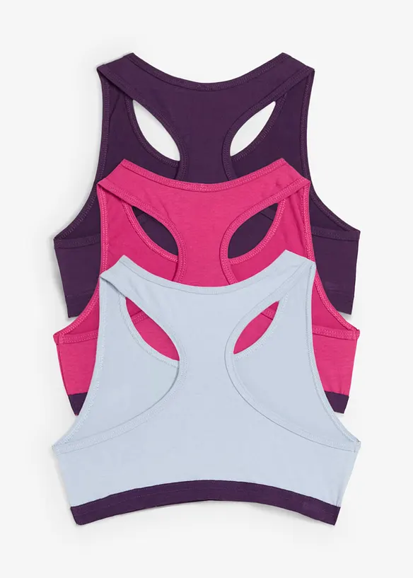 Bralette met zacht katoen (set van 5), bonprix