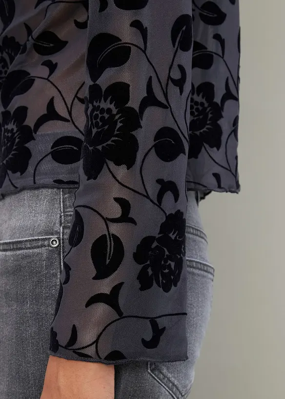 Transparante longsleeve, bonprix