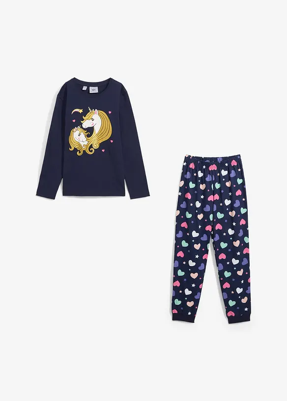 Pyjama van biologisch katoen (2-dlg. set), bonprix