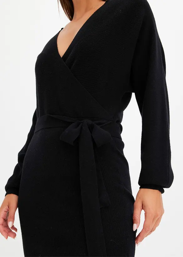 Gebreide jurk van soepele viscose, bonprix