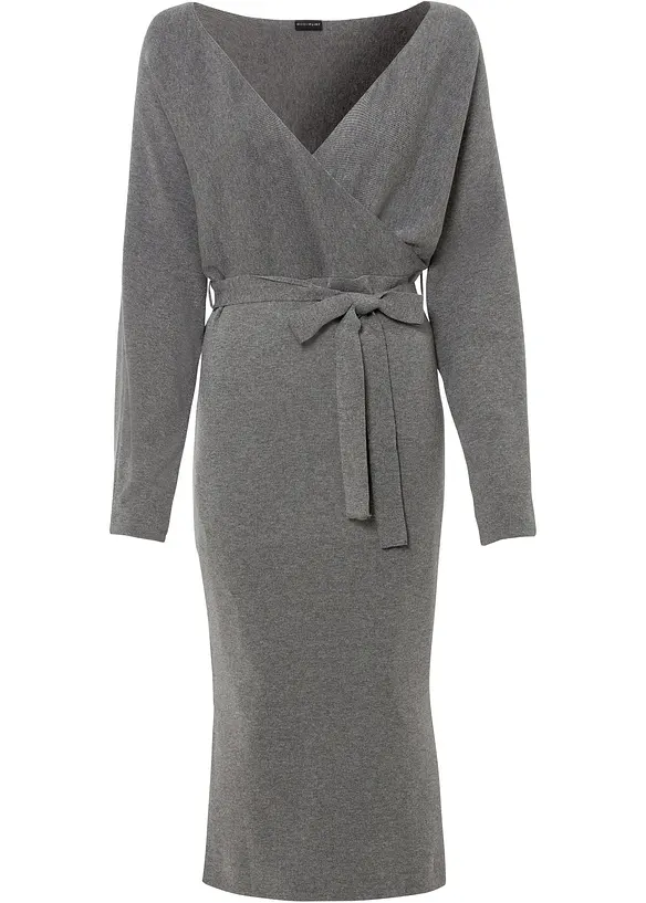 Gebreide jurk van soepele viscose, bonprix