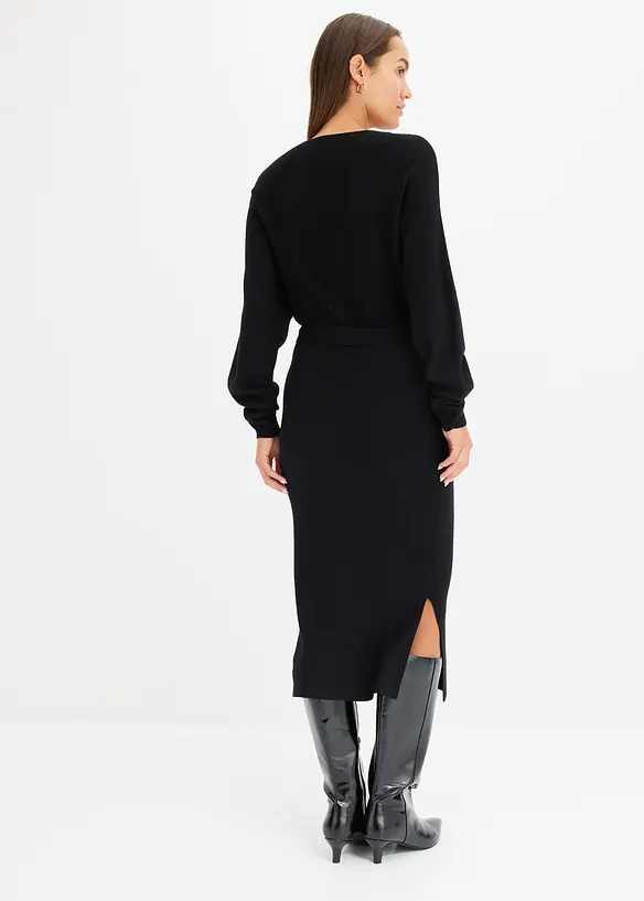 Gebreide jurk van soepele viscose, bonprix