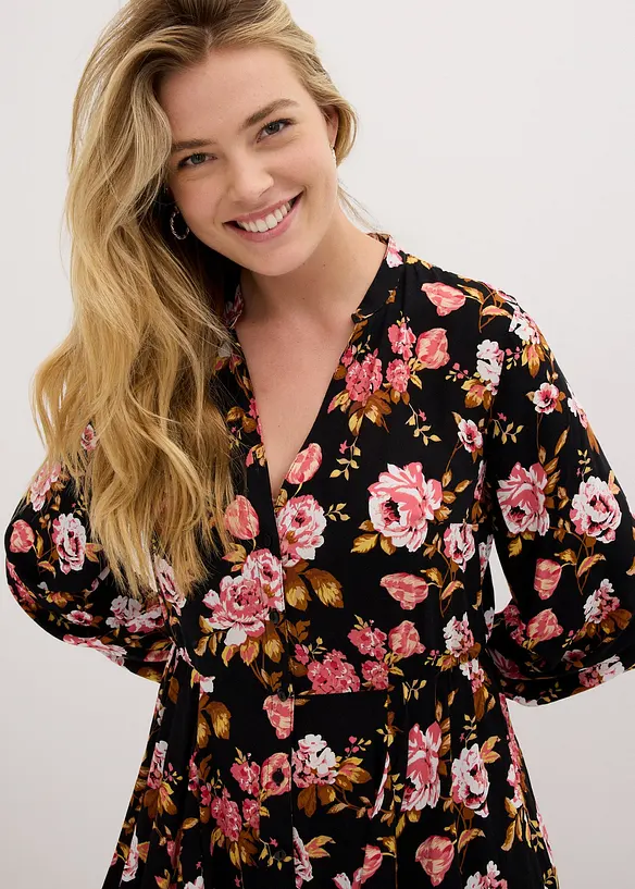 Overhemdjurk van viscose, bonprix