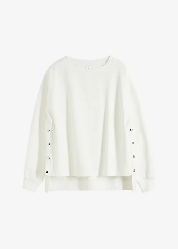 Oversized sweater van biologisch katoen, bonprix