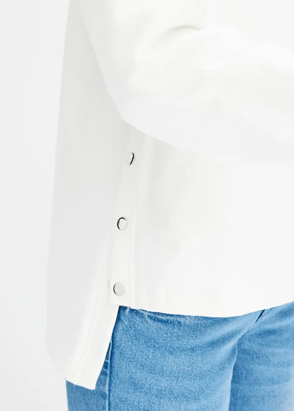 Oversized sweater van biologisch katoen, bonprix