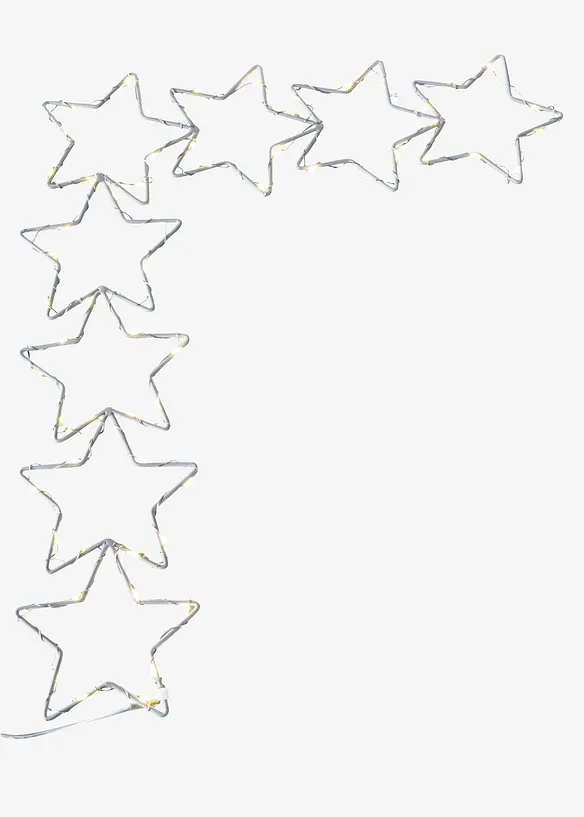 LED deurlijst decoratie met sterren, bonprix