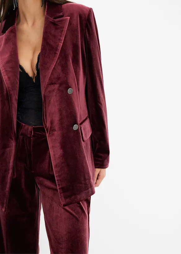 Fluwelen blazer, bonprix