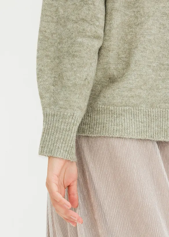 Boxy trui met pailletten, bonprix