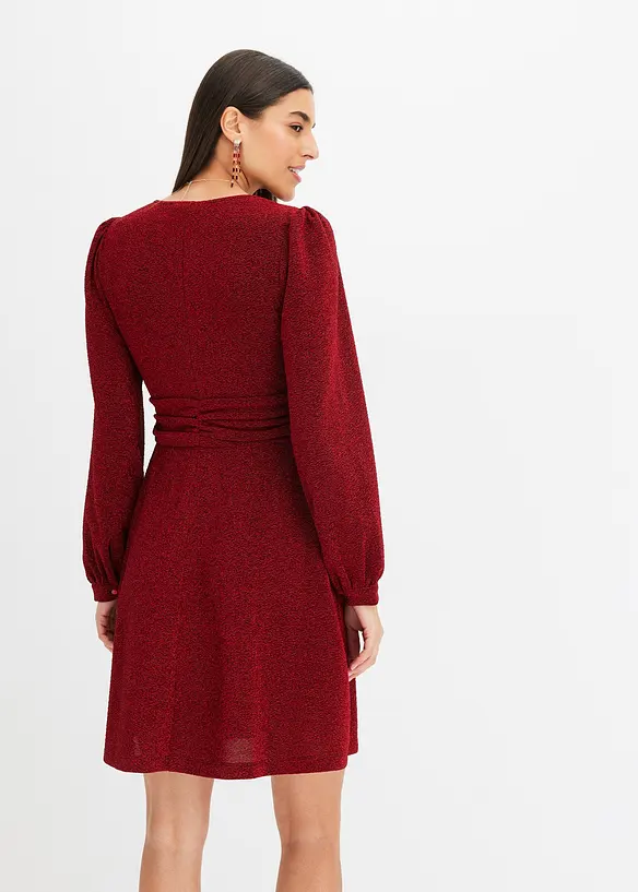 Mini jurk van glitterend materiaal, bonprix