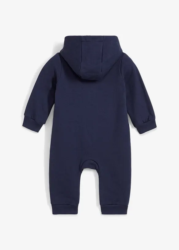 Baby sweat jumpsuit met kerstmotief van biologisch katoen, bonprix