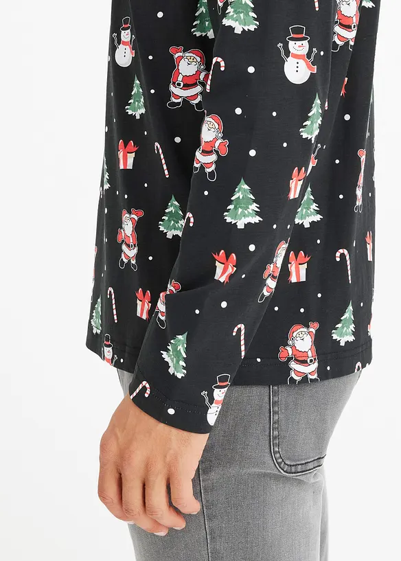 Poloshirt met kerstmotief, bonprix