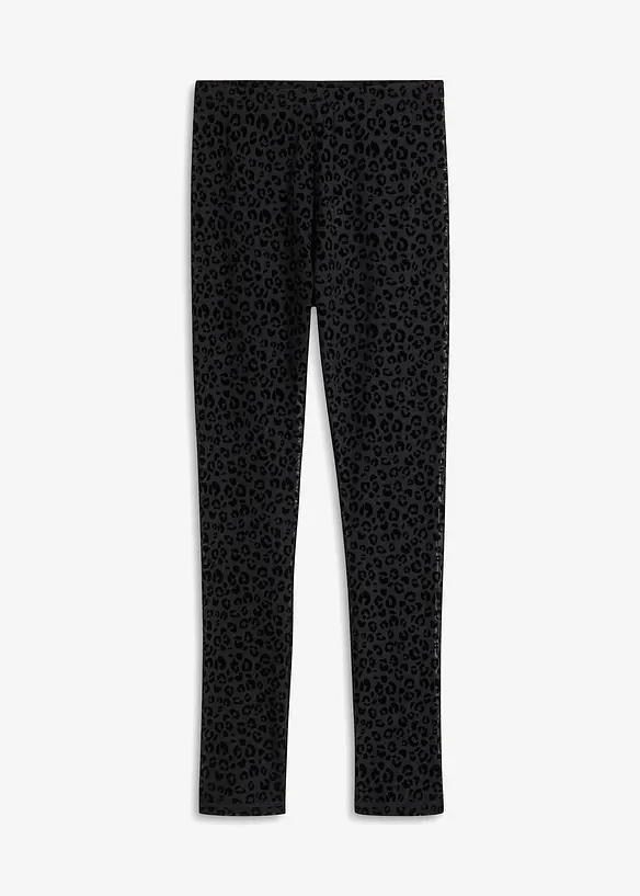 Legging met fluwelen patroon, bonprix