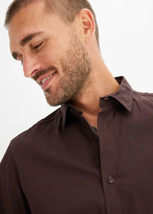 Stretch overhemd, slim fit, bonprix