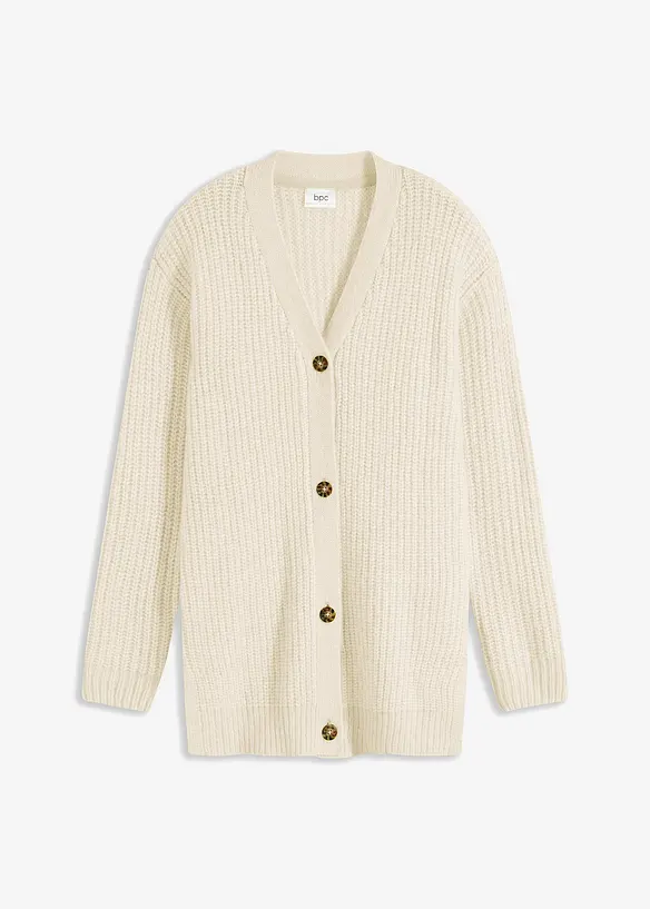 Grof gebreid vest in een zachte wolmix, bonprix