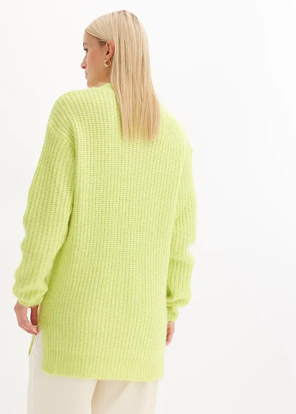 Grof gebreid vest in een zachte wolmix, bonprix
