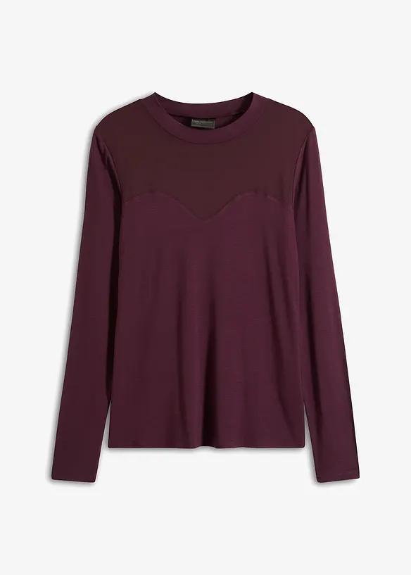 Longsleeve met mesh, bonprix