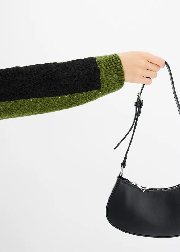 Gebreide jurk met glitter, bonprix